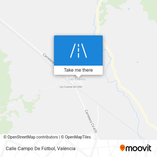 Calle Campo De Fútbol map