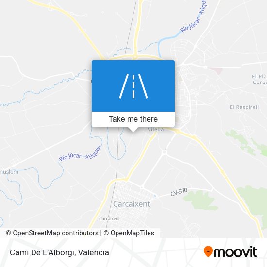 Camí De L'Alborgí map
