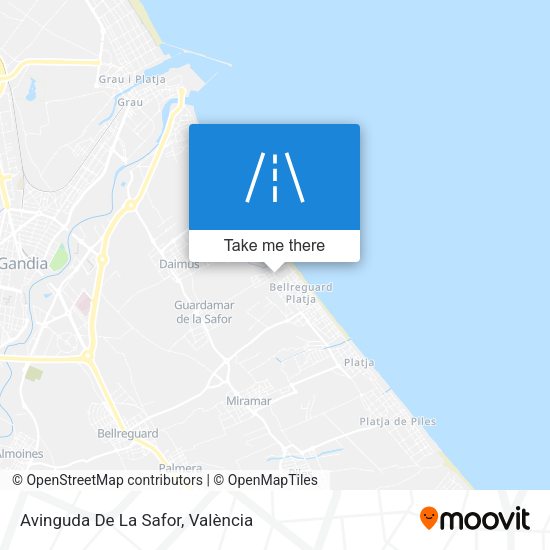 Avinguda De La Safor map