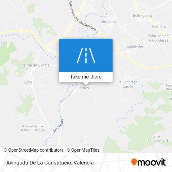 Avinguda De La Constitucio map