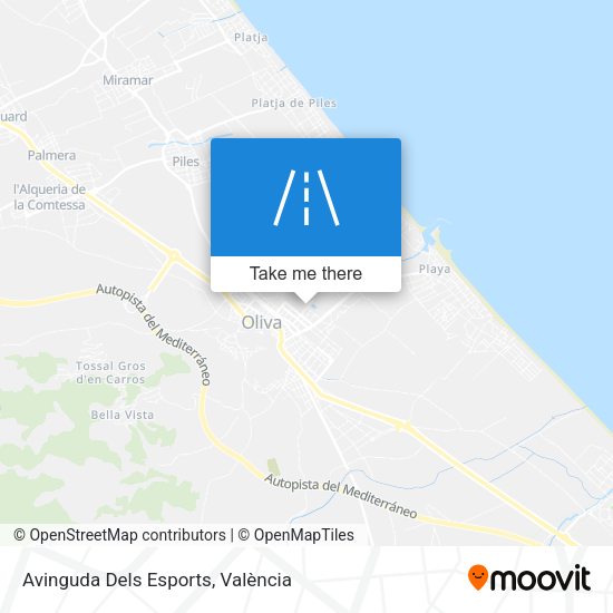 Avinguda Dels Esports map
