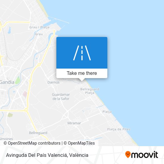 Avinguda Del País Valenciá map