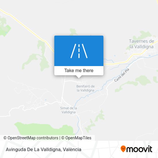 Avinguda De La Valldigna map