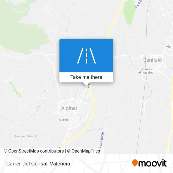 Carrer Del Censal map