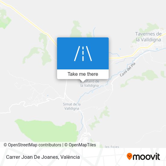 Carrer Joan De Joanes map