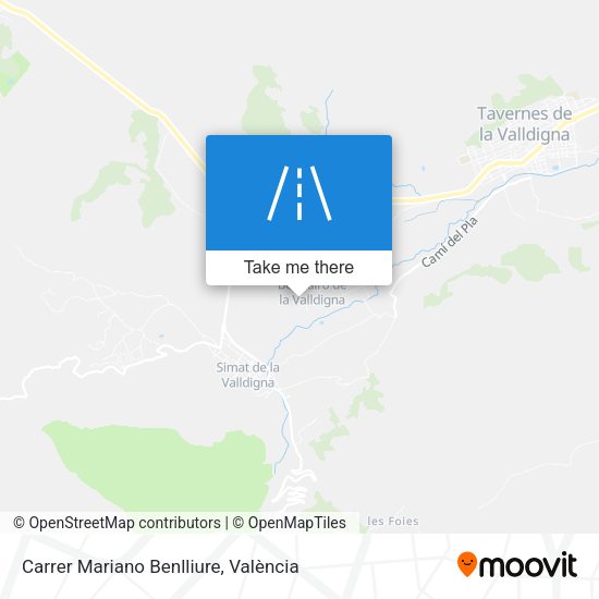Carrer Mariano Benlliure map