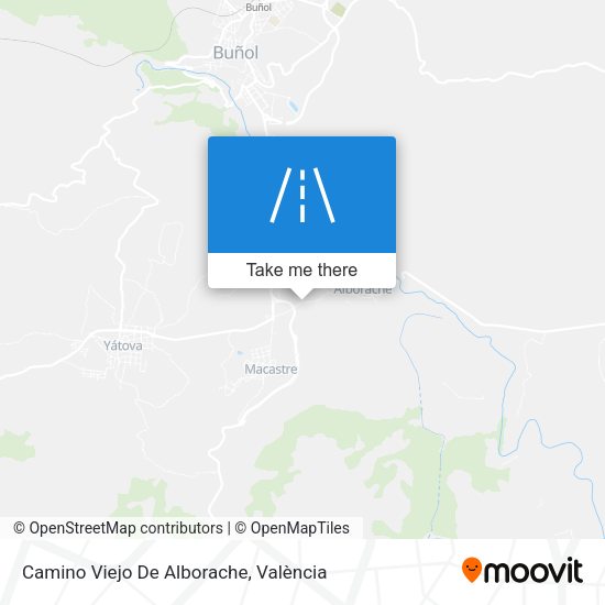Camino Viejo De Alborache map