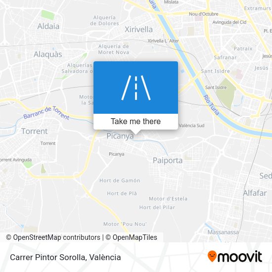 Carrer Pintor Sorolla map