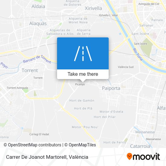 Carrer De Joanot Martorell map