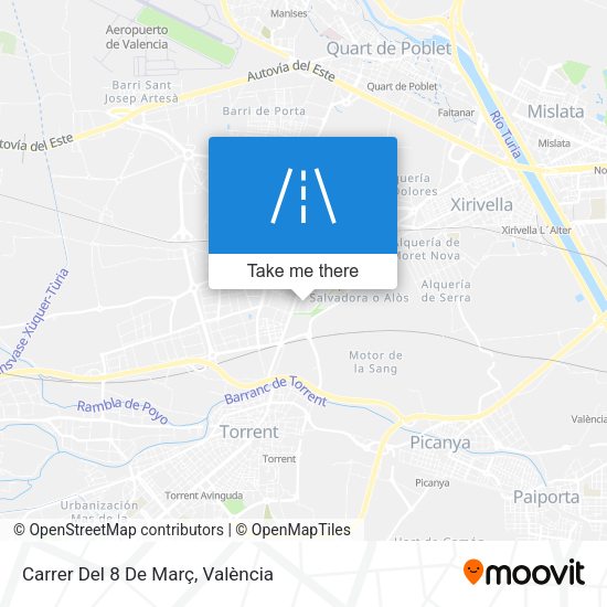 Carrer Del 8 De Març map
