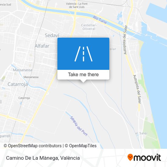 Camino De La Mànega map