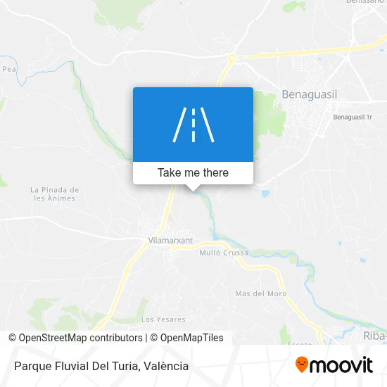 Parque Fluvial Del Turia map