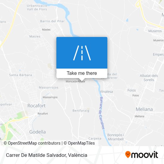 Carrer De Matilde Salvador map
