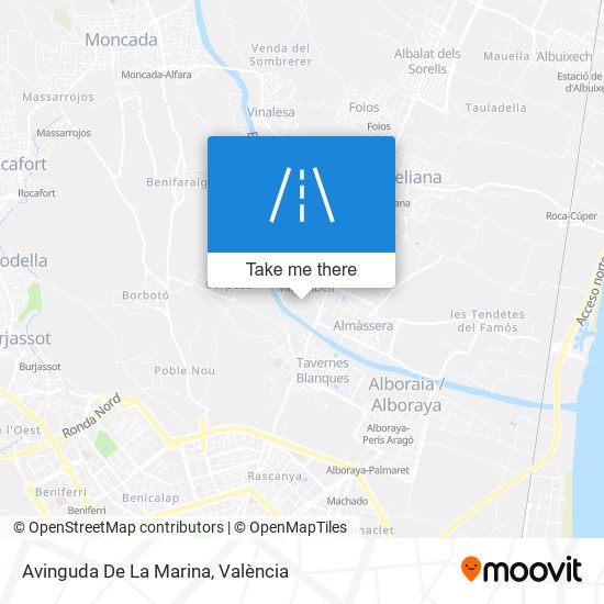 Avinguda De La Marina map