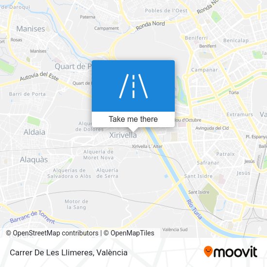 Carrer De Les Llimeres map