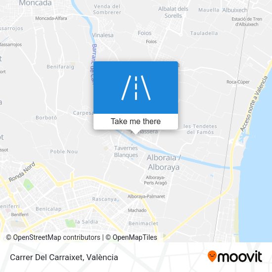 Carrer Del Carraixet map