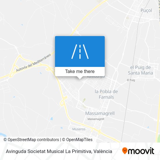 Avinguda Societat Musical La Primitiva map