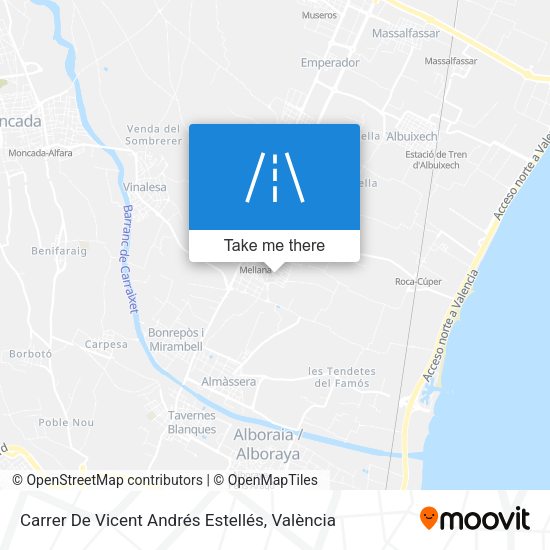 Carrer De Vicent Andrés Estellés map
