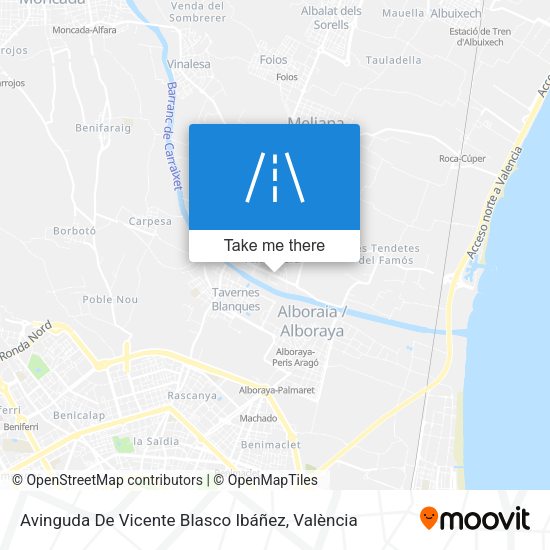 Avinguda De Vicente Blasco Ibáñez map