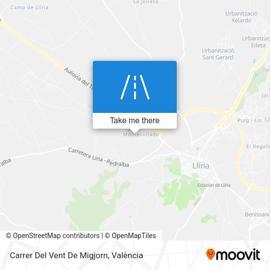 Carrer Del Vent De Migjorn map