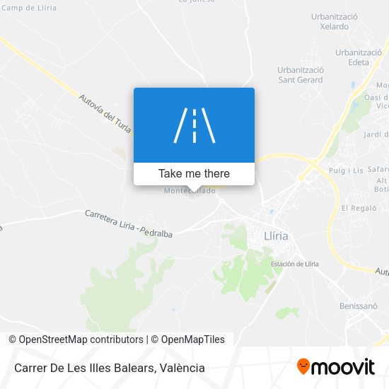 Carrer De Les Illes Balears map