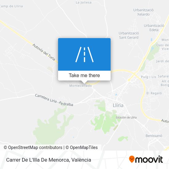 Carrer De L'Illa De Menorca map