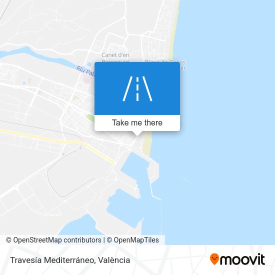 Travesía Mediterráneo map