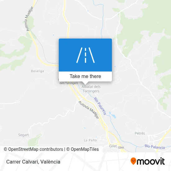 Carrer Calvari map