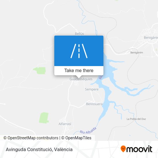 Avinguda Constitució map