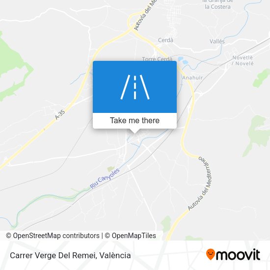 Carrer Verge Del Remei map