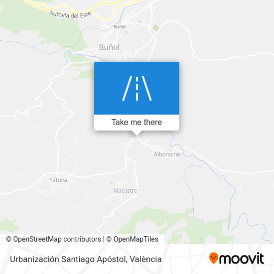 Urbanización Santiago Apóstol map