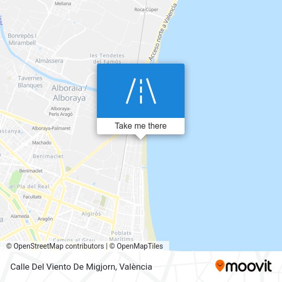 Calle Del Viento De Migjorn map