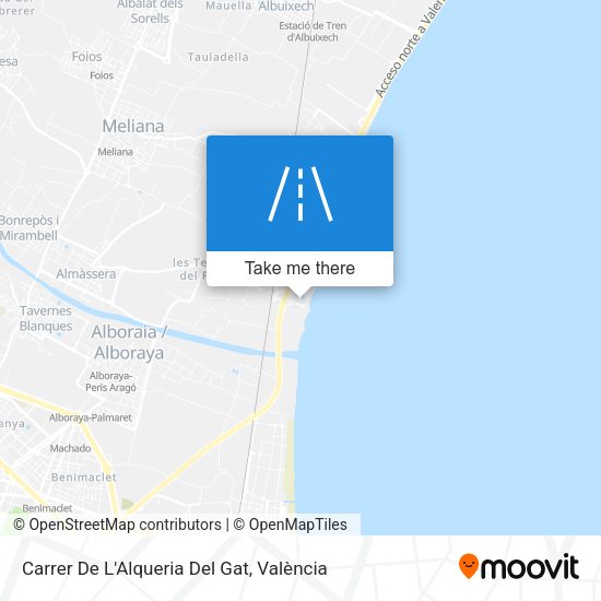 Carrer De L'Alqueria Del Gat map