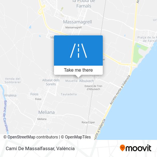 Camí De Massalfassar map