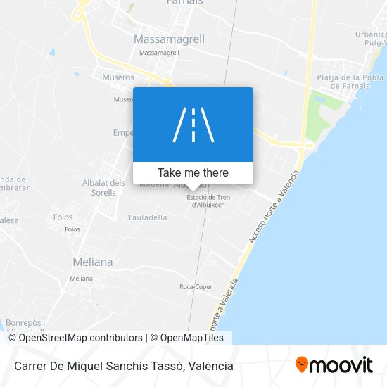 Carrer De Miquel Sanchís Tassó map