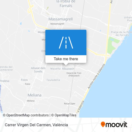 Carrer Virgen Del Carmen map