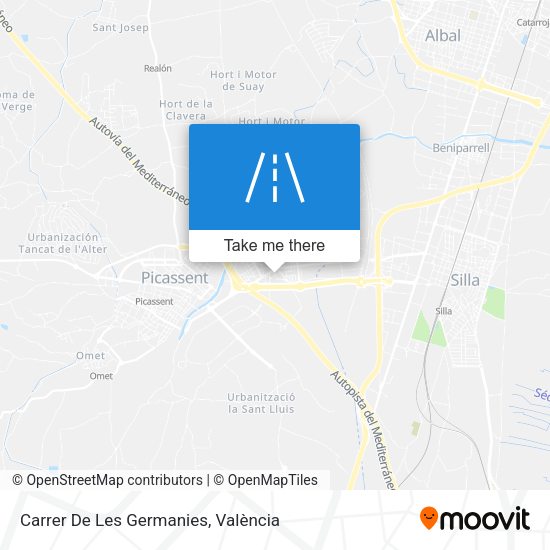 Carrer De Les Germanies map