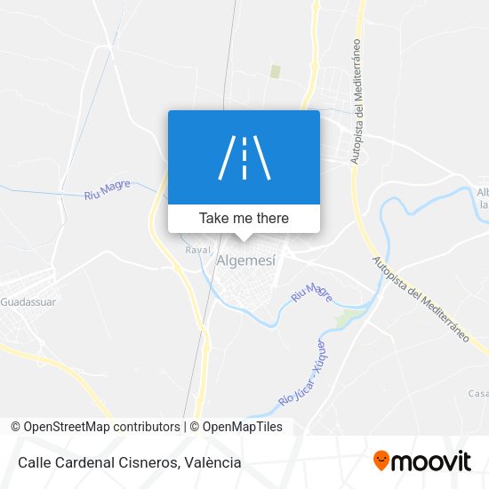 Calle Cardenal Cisneros map