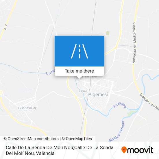 Calle De La Senda De Molí Nou;Calle De La Senda Del Molí Nou map