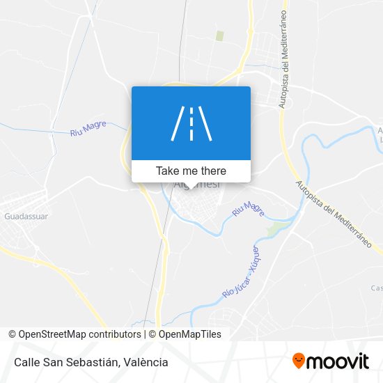 Calle San Sebastián map