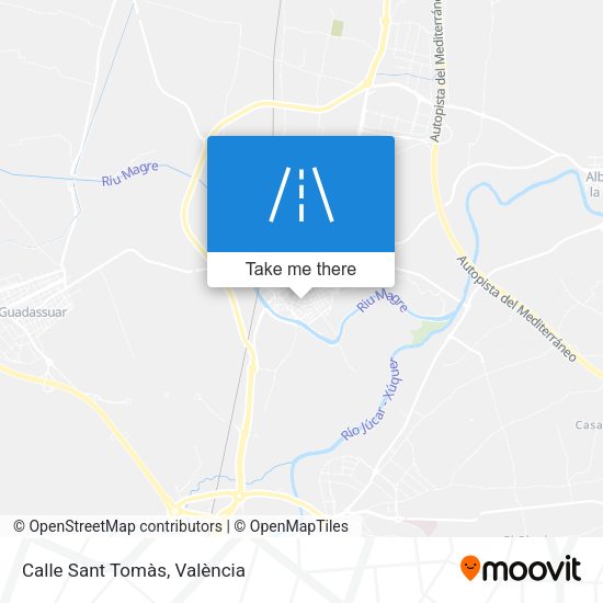Calle Sant Tomàs map