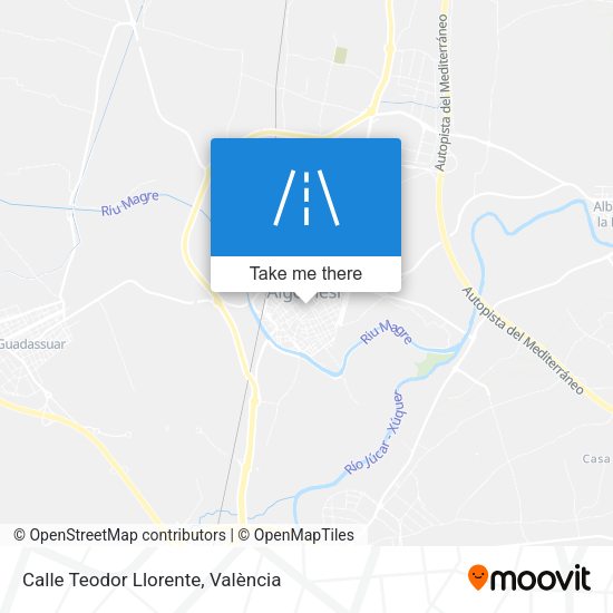 Calle Teodor Llorente map