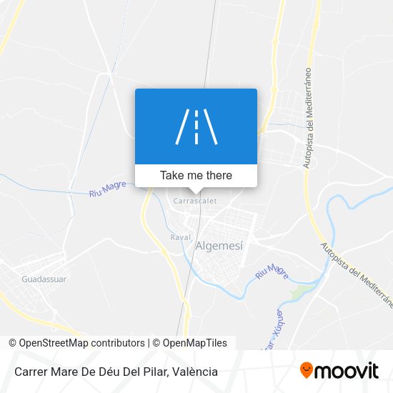 Carrer Mare De Déu Del Pilar map