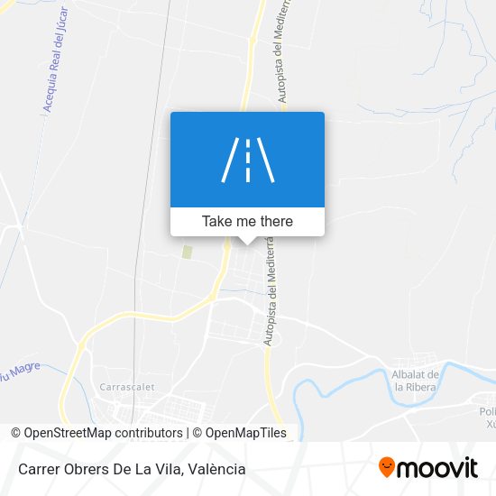 Carrer Obrers De La Vila map