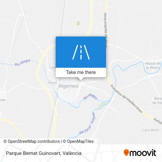 Parque Bernat Guinovart map