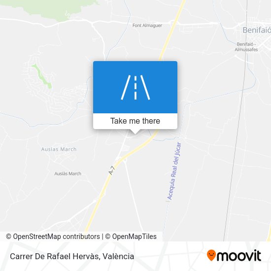 Carrer De Rafael Hervàs map