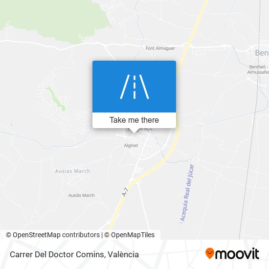 Carrer Del Doctor Comins map