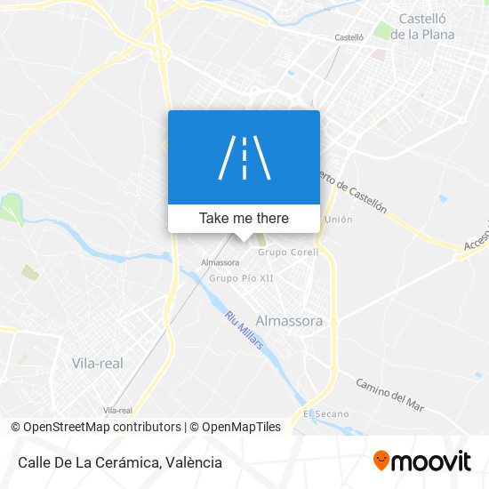 Calle De La Cerámica map