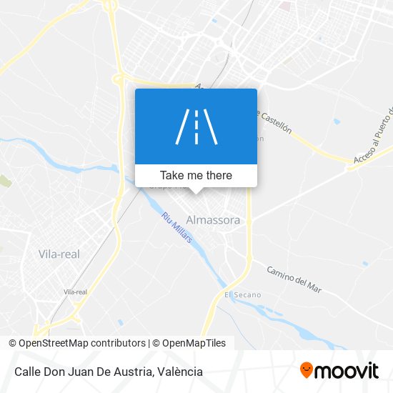 Calle Don Juan De Austria map