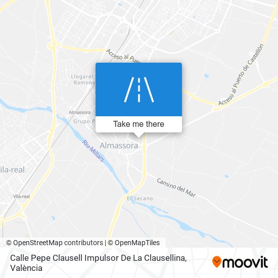 Calle Pepe Clausell Impulsor De La Clausellina map